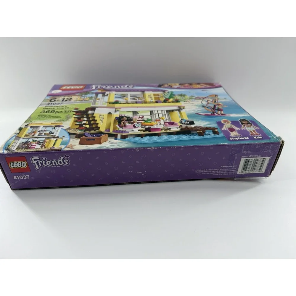 Lego Friends Stephanie's Beach House Set 41037 retired 369 Pieces
